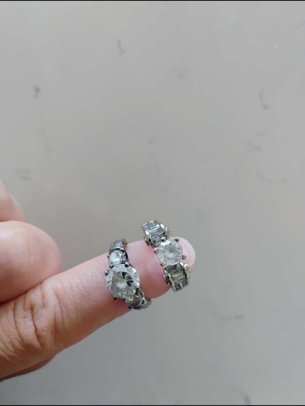 Sterling Silver Cubic Zirconium CZ Ring Lot 925


Used condition. I don't know w